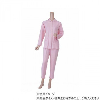 神戸生絲　婦人楽らくパジャマ上下セット(通年用)S  No.92  ローズ