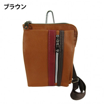 優美社　1868-00　キュービックコア （キュービックコア）  3WAYシザーバッグ  ブラウン