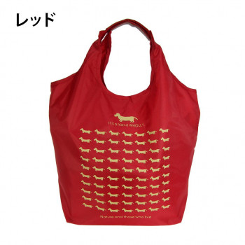 優美社　3L02-01　WHOLLY （ウォーリー） クリテエコバッグ大  レッド