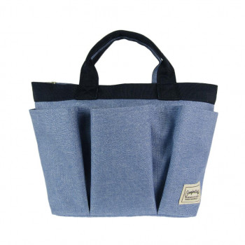 優美社　4069-00　Cacha Cacha （カチャカチャ） スリーポケット　ランチバッグ  ブルー