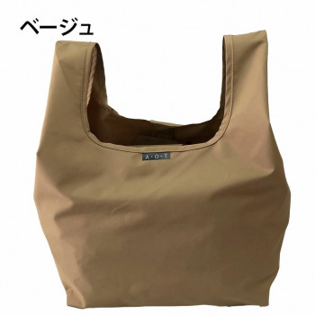 優美社　9029-00　A.O.T （アビスオブタイム） コンパクト収納　エコバッグ  ベージュ
