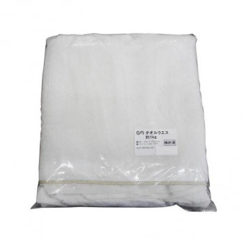 GA　白タオルウエス(中古生地)　1kg　GA103　417103