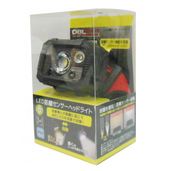 DBLTACT　距離センサーヘッドライト　電池式　DT-HL-06　181920