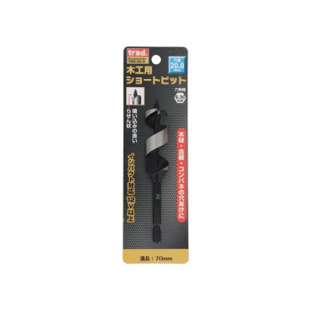 TRAD　木工用ショートビット　20mm　TWS-20.0　823165