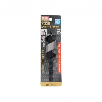 TRAD　木工用ショートビット　27mm　TWS-27.0　823168