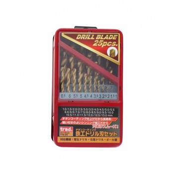 TRAD　チタンドリルセット　25本組　TTS-25　820314