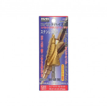 H＆H　コバルトステップドリル　12段(5-27)　STP-12　315341