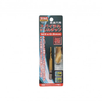 TRAD　六角軸ドリルタップ　M3×0.5　TDT-3　350281