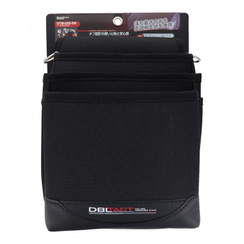 DBLTACT　3段腰袋　杢ブラック　DTM-03S-BK　582806
