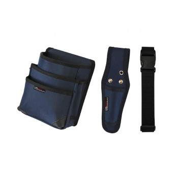DBLTACT　腰袋3点セット　ブルー　DT-3SET-BL　581842