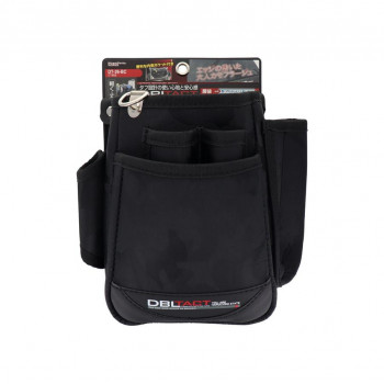 DBLTACT　腰袋　ブラック迷彩　DT-26-BC　580122