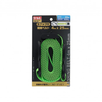 TRAD　Sフック　荷締ベルト　25mm×4m　TNB-4S　823513