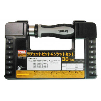 TRADラチェットビット＆ソケットセット　TS-38　823307