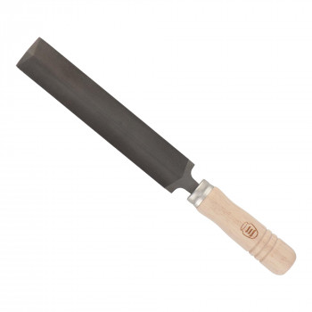 H＆H　木柄両刃ヤスリ　柄付き　150mm　RES-4　342554