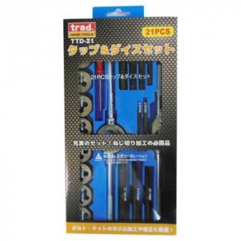 TRAD　タップダイスセット　21PC　TTD-21　330201