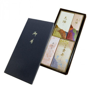 薫寿堂 花琳・ルビ－宝アソート 短寸6把入木箱 2000