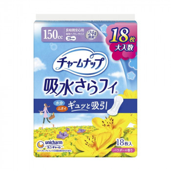 チャームナップ 吸水さらフィ 長時間安心用 18枚入 852321