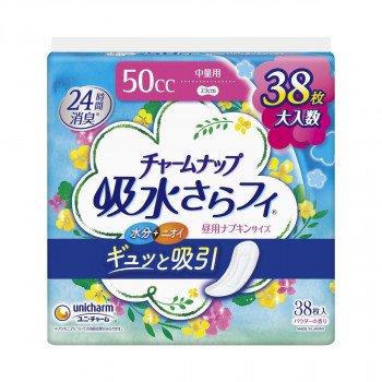 チャームナップ 吸水さらフィ 中量用 38枚入 852324