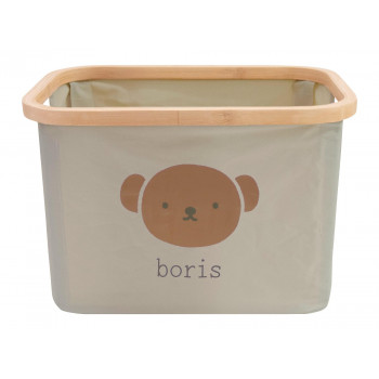 boris バンブーバスケット　顔だけボリス