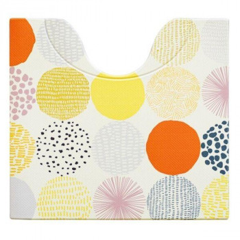 スキマにピタっ!PVCトイレマット　55×60cm ドット