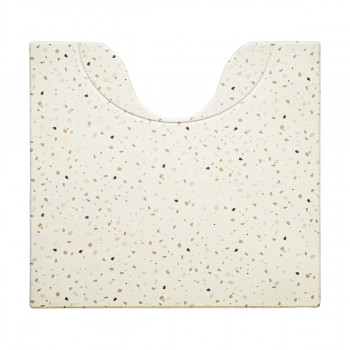 スキマにピタっ!PVCトイレマット　55×60cm テラゾー