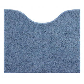 ナチュラルトイレマット　50×60cm プレーンブルー