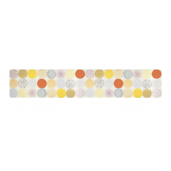 拭けるインテリアマット　45×240cm ドット