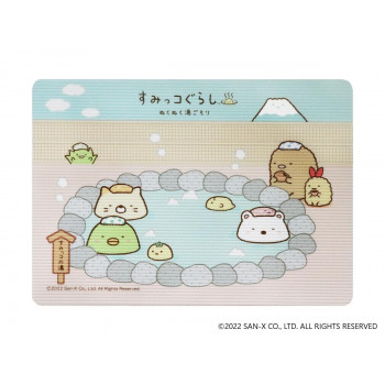 すみっコぐらし　ミニお風呂マット　すみっコの湯