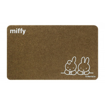 miffy　屋内・屋外兼用玄関マット　ミッフィーとダーン