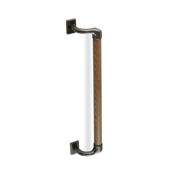シロクマ　オフセット手すり アンバー/Mオーク BR-572　600mm