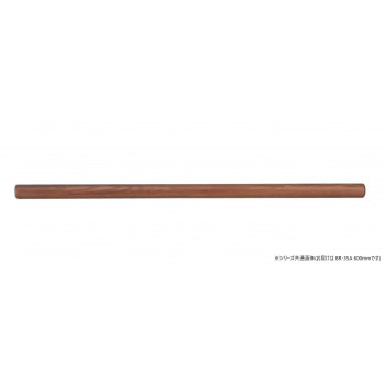 シロクマ　自然木丸棒 ミディアムオーク BR-35A　600mm