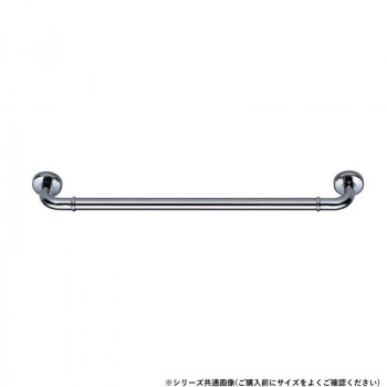 シロクマ　丸棒ニギリバー クローム NO-752　450mm