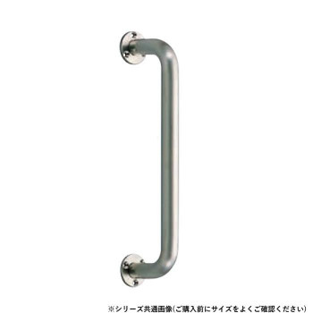 シロクマ　丸棒ニギリバー(32φ) ヘアーライン NO-804　450mm