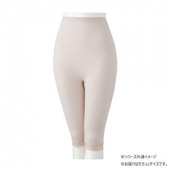 ケアファッション 紙パンツ対応7分丈ボトム(婦人) モカ LL 8928013