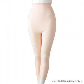 ケアファッション 紙パンツ対応9分丈ボトム(婦人) ピーチ LL 8980203
