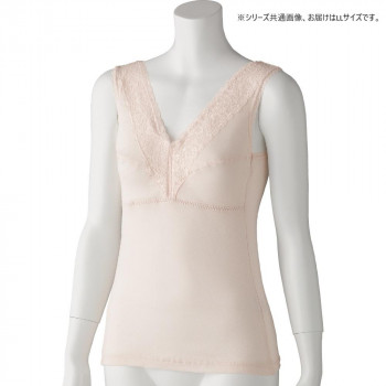 ケアファッション アロエ加工カップ付ノースリーブインナー(婦人) モカ LL 9751213