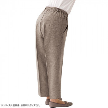 ケアファッション スタイルをケアするパンツ(婦人) サンドベージュ L 9799622
