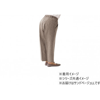 ケアファッション スタイルをケアするパンツ(婦人) サンドベージュ LL 9799623