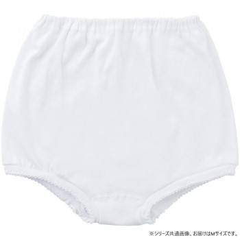 ケアファッション カットズロース(2枚組)(婦人) ホワイト M 80021211