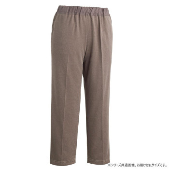 ケアファッション おしりスルッとさらさらカチオンライトパンツ(婦人) ベージュ LL 82089603