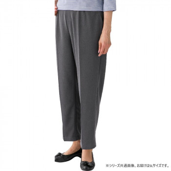 ケアファッション おしりスルッとさらさらカチオンライトパンツ(婦人) グレー 5L 82089617
