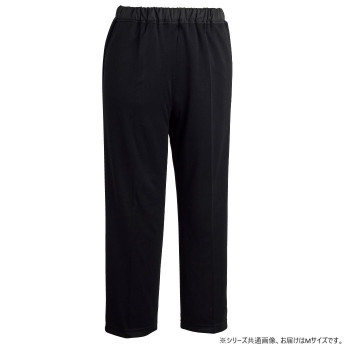 ケアファッション おしりスルッとさらさらカチオンライトパンツ(婦人) ブラック M 82089621