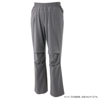 ケアファッション 座・ビューティフォーニットパンツ(紳士) グレー L 82094002
