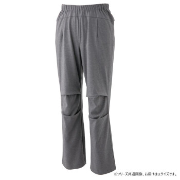 ケアファッション 座・ビューティフォーニットパンツ(紳士) グレー LL 82094003