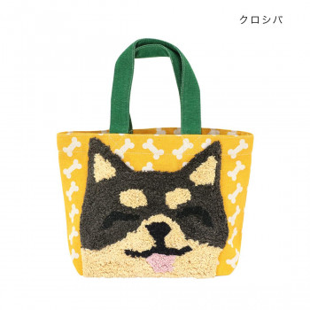 ぽこもこキャンバストート クロシバ 14223750314