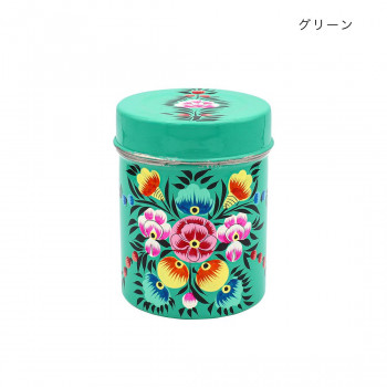 カシミールペイント シリンダーBOX グリーン 32523811355