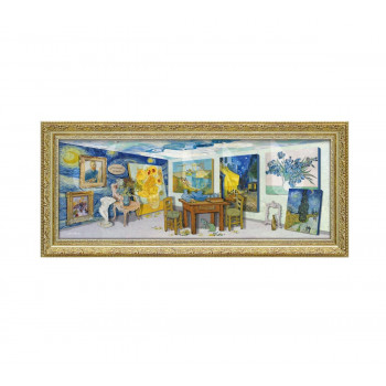 アートフレーム 白石 創多 「ゴッホのアート アトリエ」 ST-18003