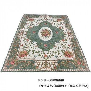マット ルージュ 200×200 グリーン シェニール 715714200200035