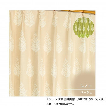 カーテン ルノー 2P 100×178 グリーン 725679000178035
