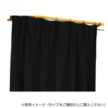 カーテン エクセル 2P100×135 ブラック 545367000135009